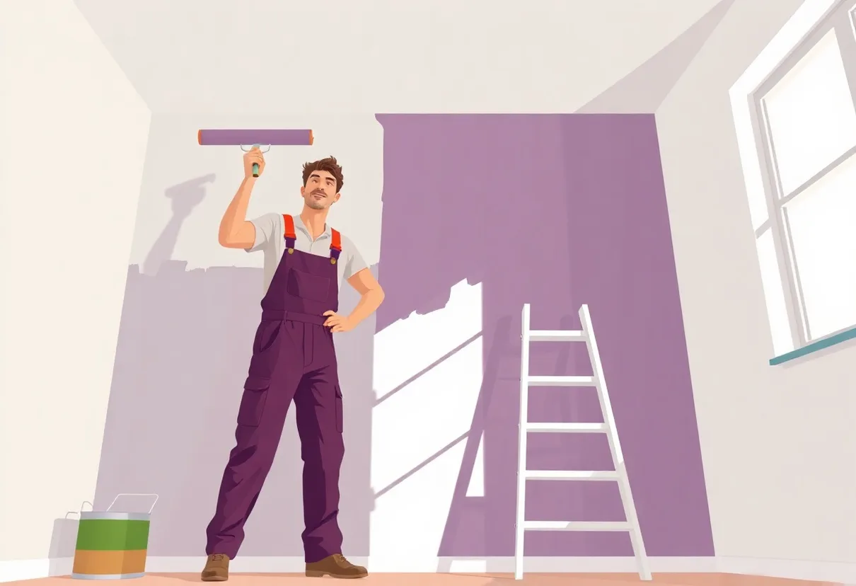 Peintre Yutz 57970 en intervention sur un chantier